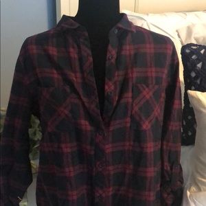 Paper moon stitch fix two pocket flannel top